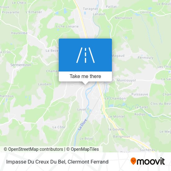 Impasse Du Creux Du Bel map