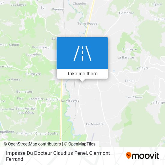 Impasse Du Docteur Claudius Penel map