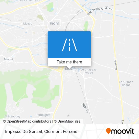 Impasse Du Gensat map