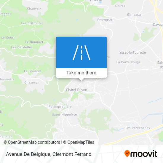 Avenue De Belgique map