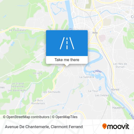 Avenue De Chantemerle map