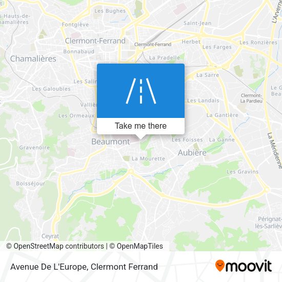 Avenue De L'Europe map