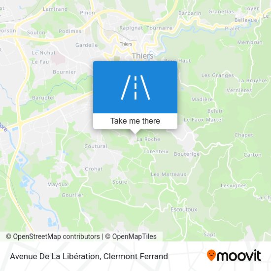 Avenue De La Libération map