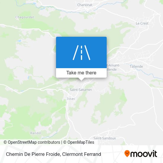 Chemin De Pierre Froide map
