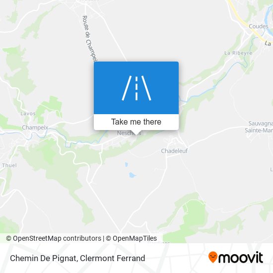 Chemin De Pignat map