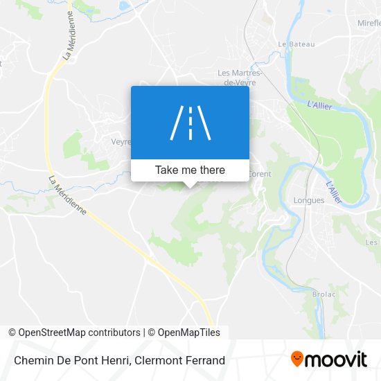 Chemin De Pont Henri map