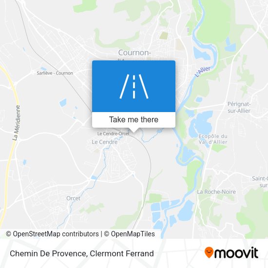 Chemin De Provence map