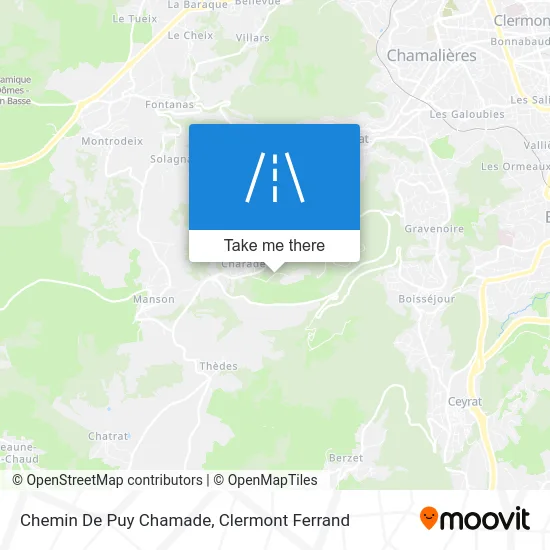 Chemin De Puy Chamade map