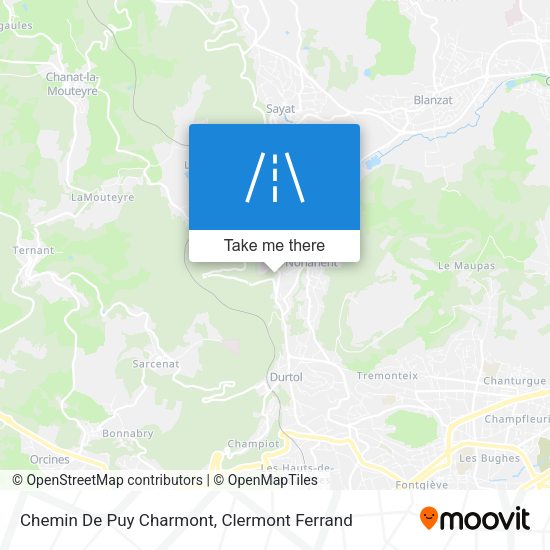 Chemin De Puy Charmont map