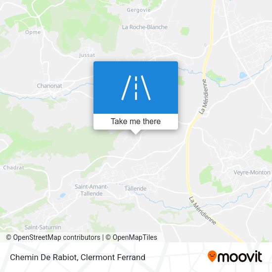 Chemin De Rabiot map
