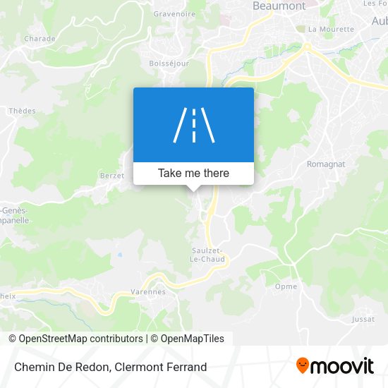 Chemin De Redon map