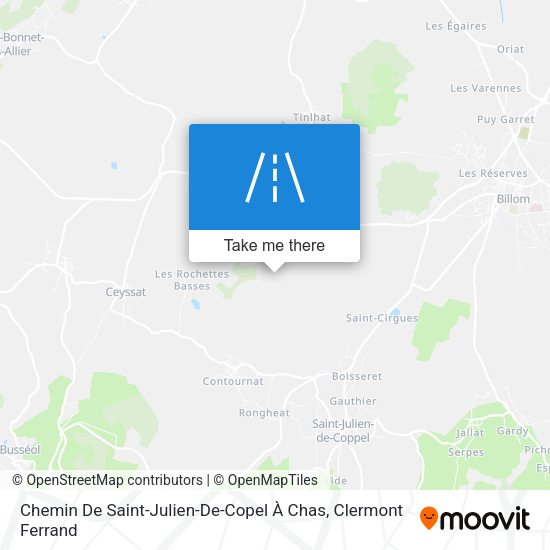 Chemin De Saint-Julien-De-Copel À Chas map