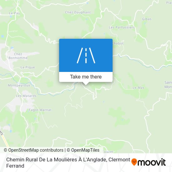 Chemin Rural De La Moulières À L'Anglade map