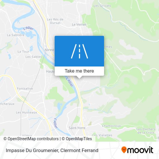 Impasse Du Groumenier map