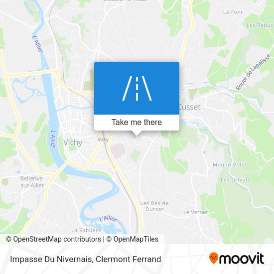 Impasse Du Nivernais map