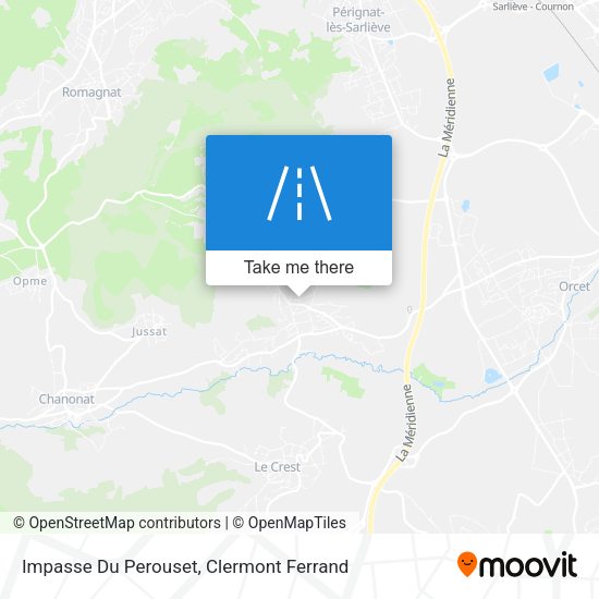 Impasse Du Perouset map