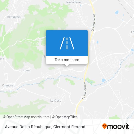 Avenue De La République map