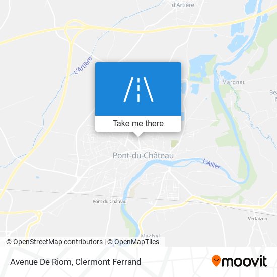 Avenue De Riom map