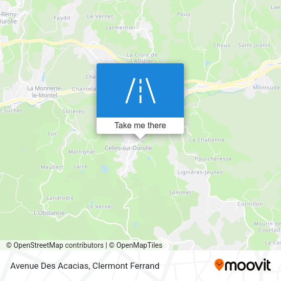 Avenue Des Acacias map