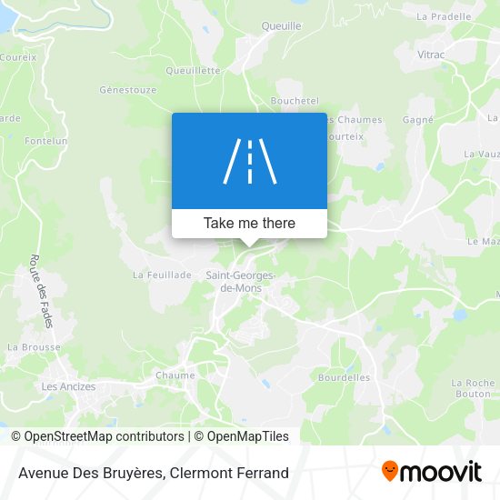 Avenue Des Bruyères map