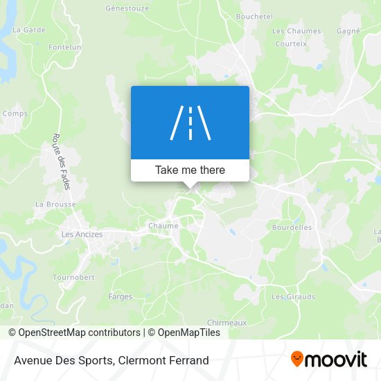 Avenue Des Sports map