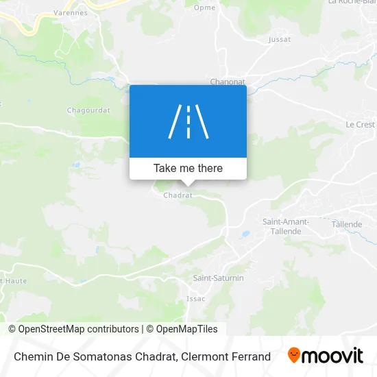 Chemin De Somatonas Chadrat map