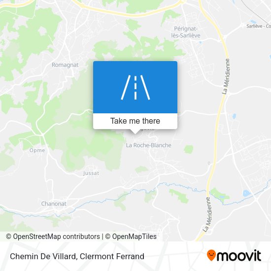 Chemin De Villard map
