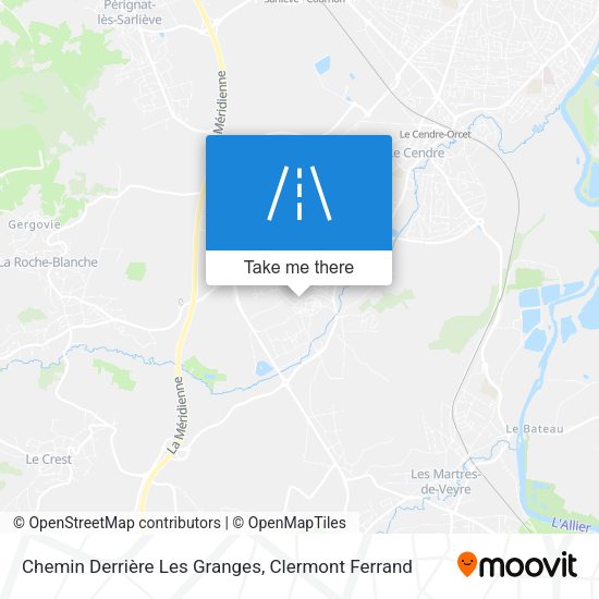 Chemin Derrière Les Granges map
