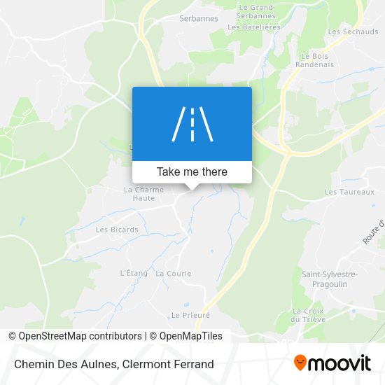 Chemin Des Aulnes map