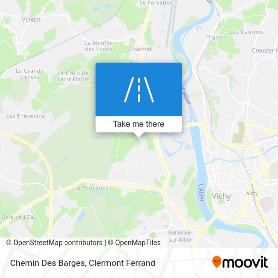 Chemin Des Barges map