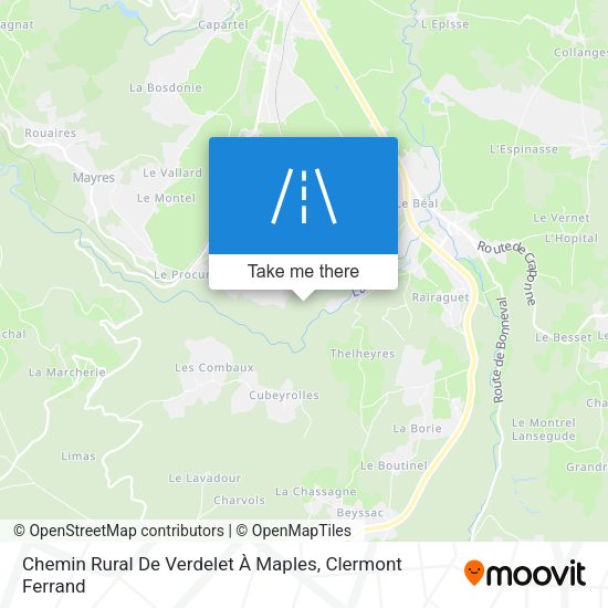 Chemin Rural De Verdelet À Maples map