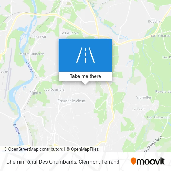 Chemin Rural Des Chambards map