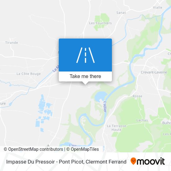 Impasse Du Pressoir - Pont Picot map