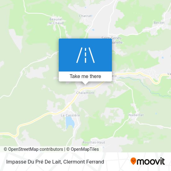 Impasse Du Pré De Lait map