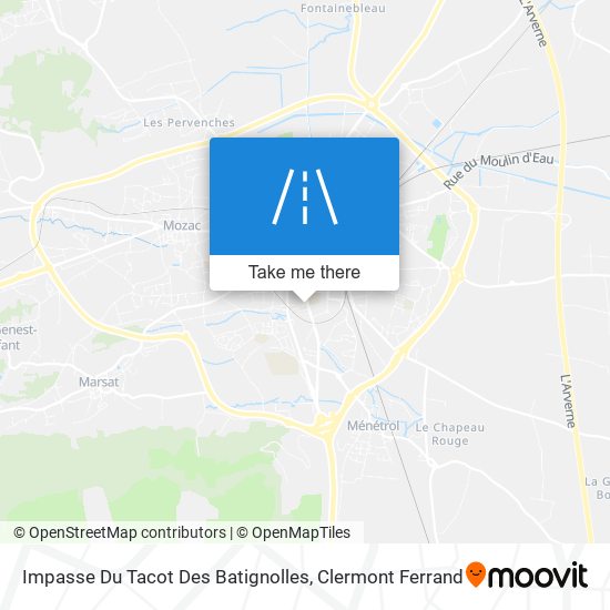 Mapa Impasse Du Tacot Des Batignolles