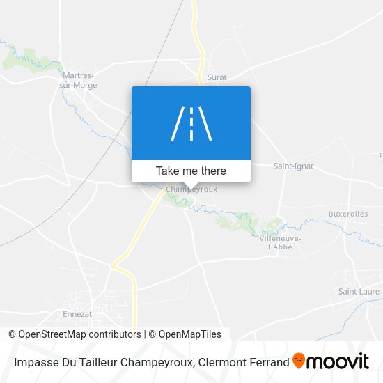 Impasse Du Tailleur Champeyroux map