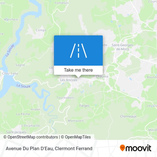 Avenue Du Plan D'Eau map