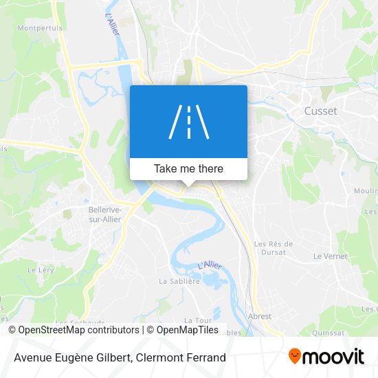 Avenue Eugène Gilbert map