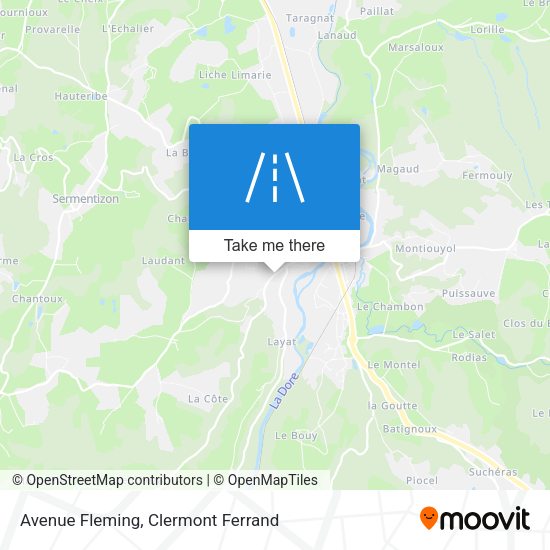 Avenue Fleming map