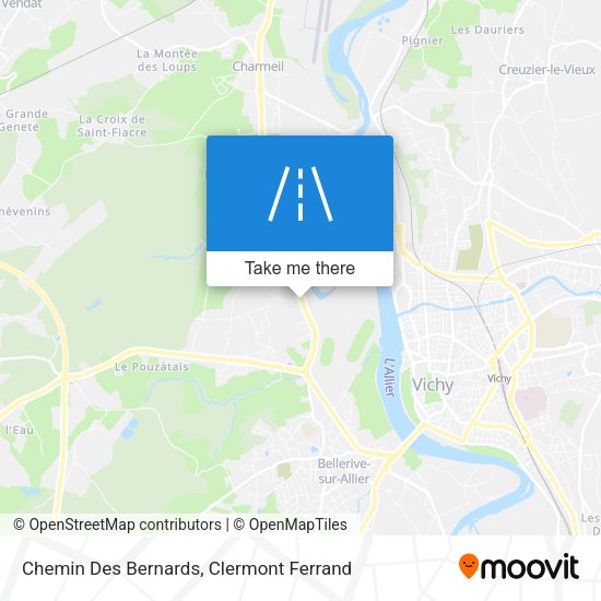 Chemin Des Bernards map