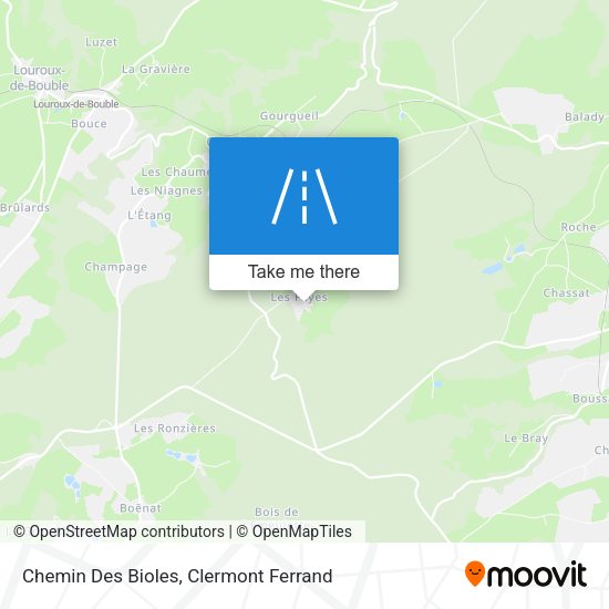 Chemin Des Bioles map