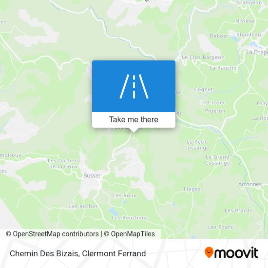 Chemin Des Bizais map