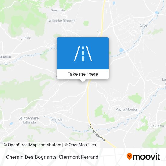 Chemin Des Bognants map