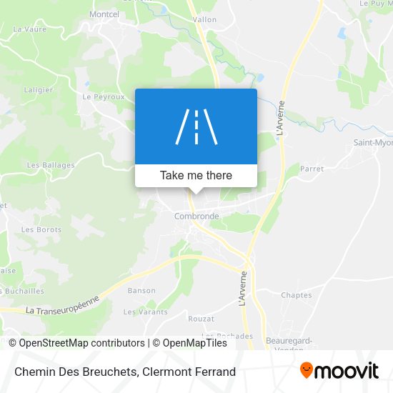 Chemin Des Breuchets map