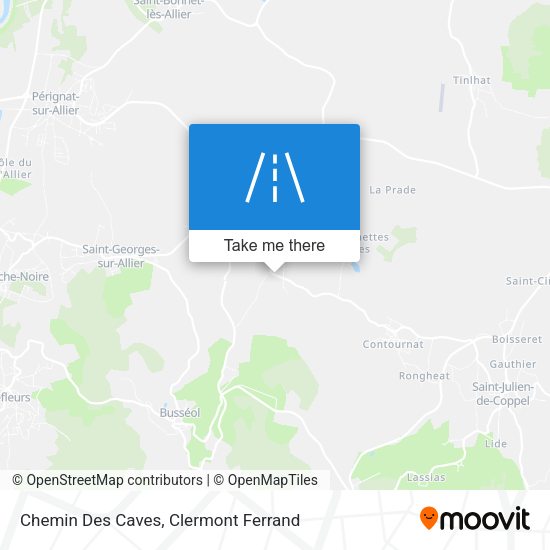 Chemin Des Caves map