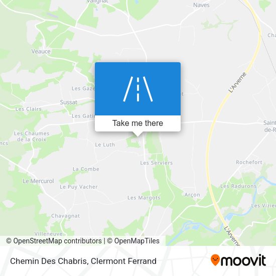 Chemin Des Chabris map