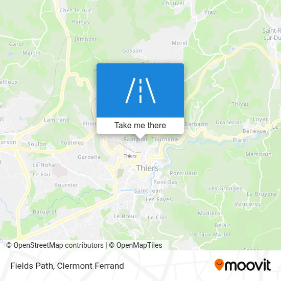 Chemin Des Champs map