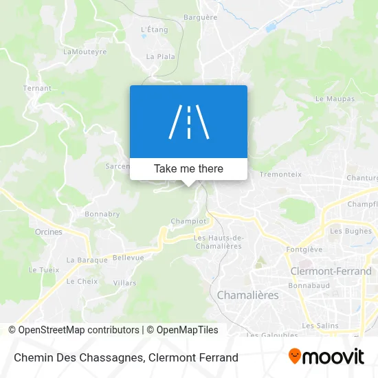 Chemin Des Chassagnes map
