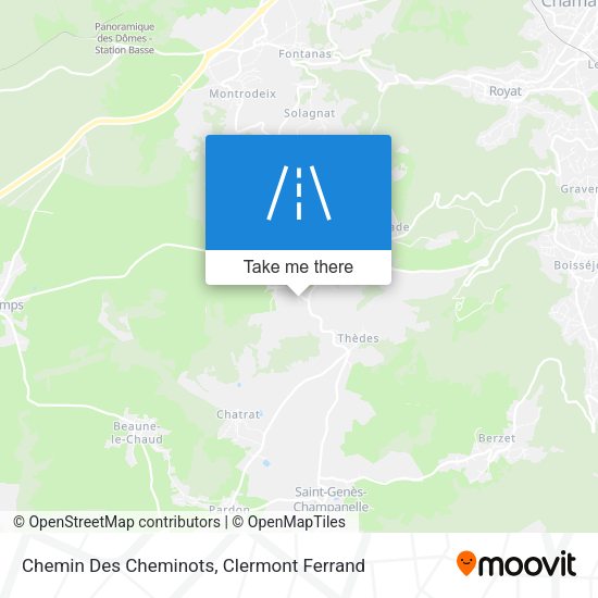 Chemin Des Cheminots map