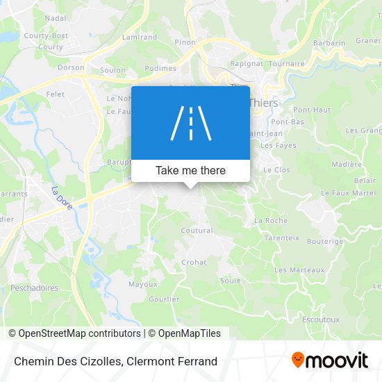 Chemin Des Cizolles map